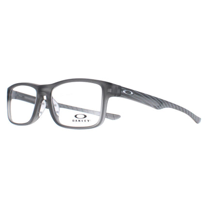 Oakley Glasses Frames OX8081 Plank 2.0 8081-17 Satin Grey Smoke Men